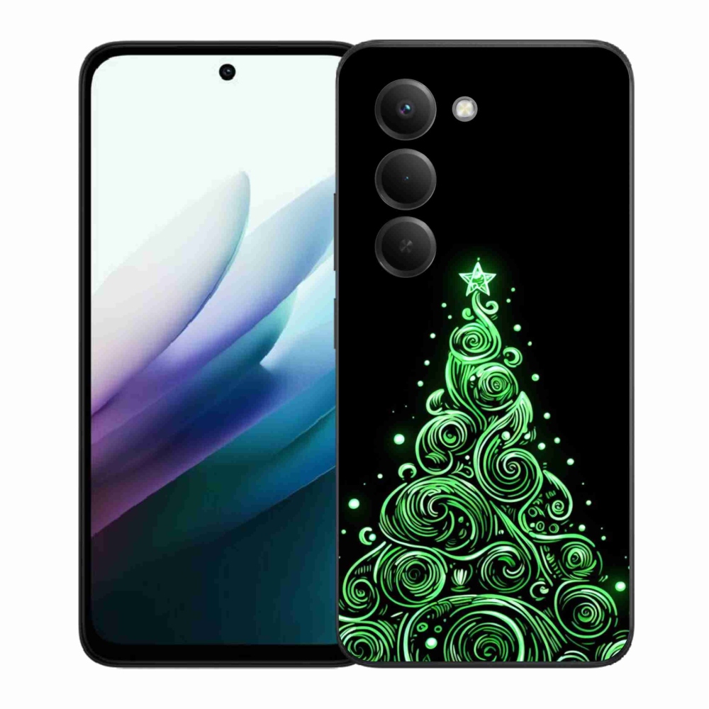 Gél borítás mmCase a Xiaomi Redmi 15 4G/5G (171mm) - neon karácsonyfa 3