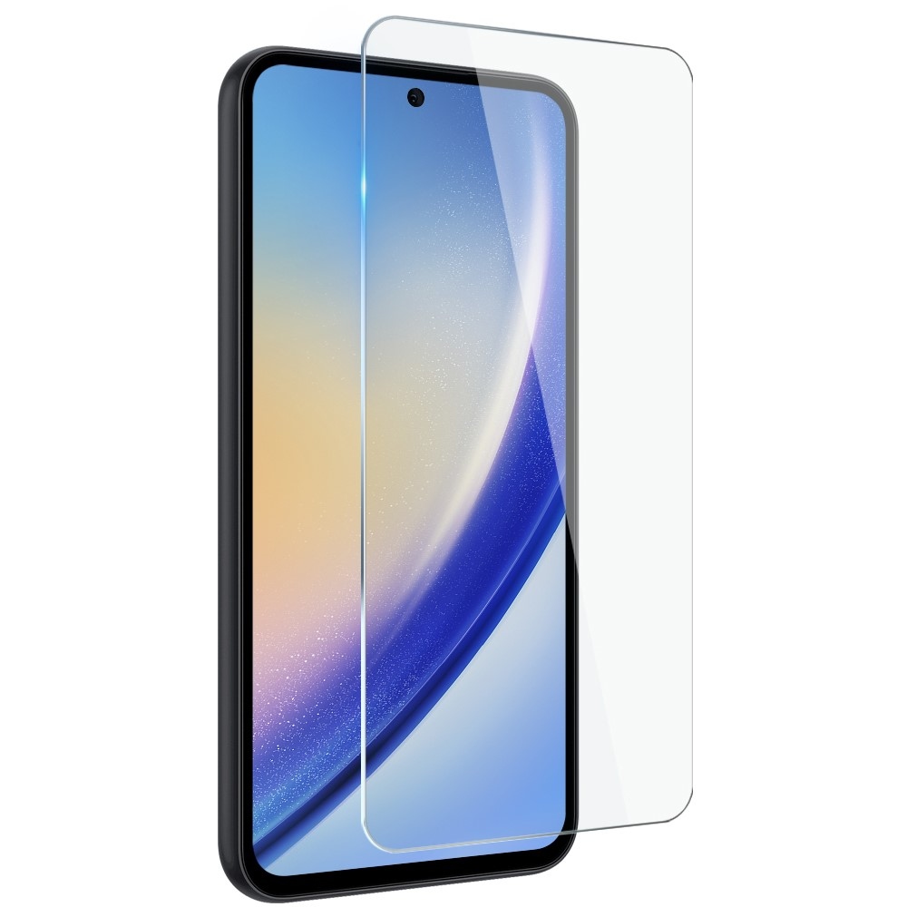 NORTHJO átlátszó zselés tok + edzett üveg Samsung Galaxy A55 5G - átlátszó