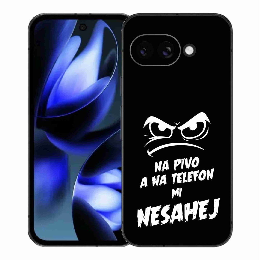 Gél borítás mmCase a Google Pixel 9a - sör motívum 2 fekete háttérrel