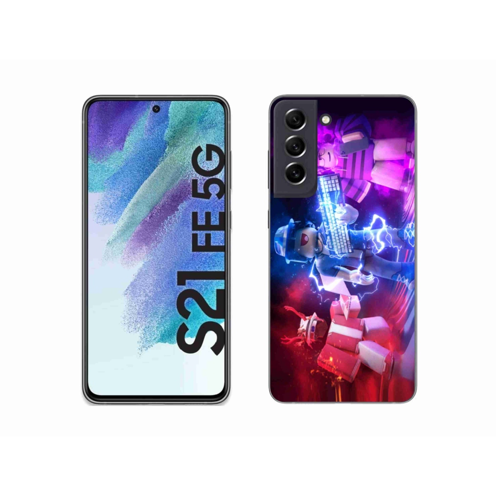 Gél védőburkolat mmCase Samsung Galaxy S21 FE 5G - roblox