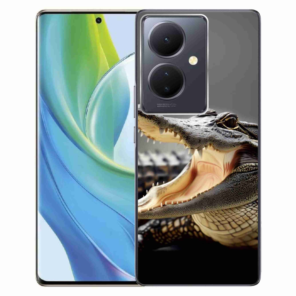 Gél borítás mmCase a Vivo V29 Lite 5G - krokodilra