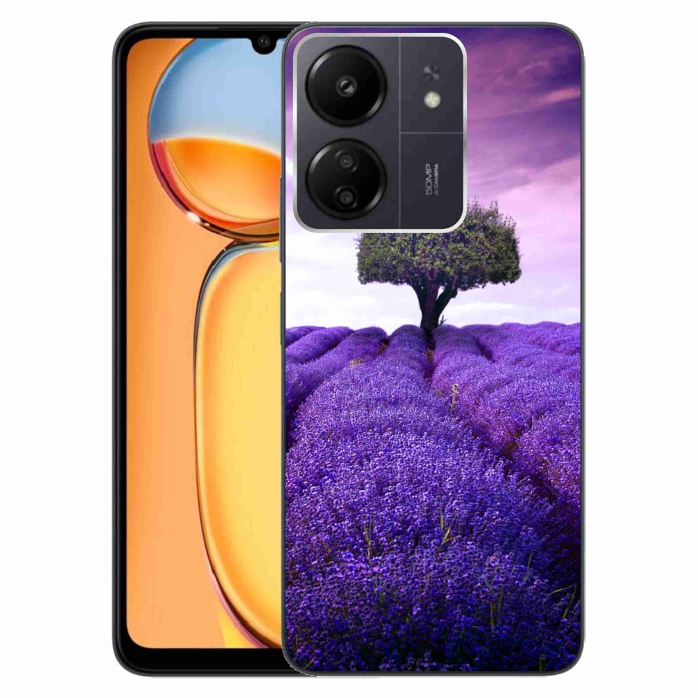 Gél borítás mmCase a Xiaomi Poco C65/Redmi 13C készülékhez - levendula réten