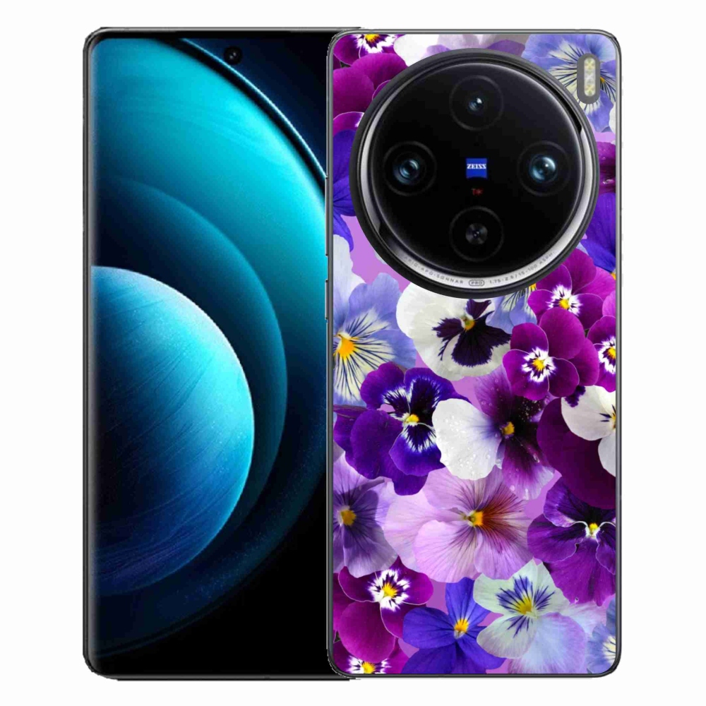 Zselés borítás mmCase a Vivo X100 Pro 5G készülékhez - virág 9