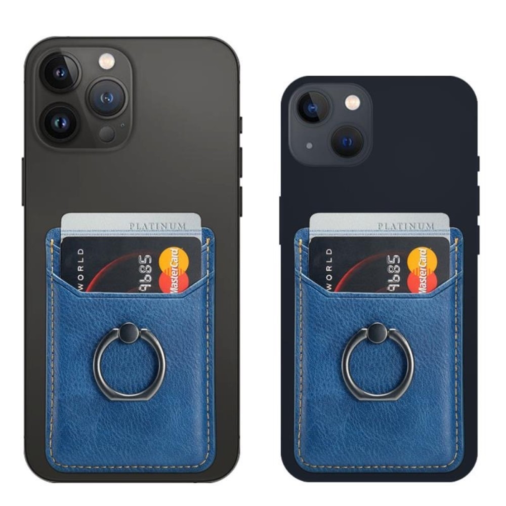 MUXMA öntapadós kártyatartó mobiltelefonhoz - kék