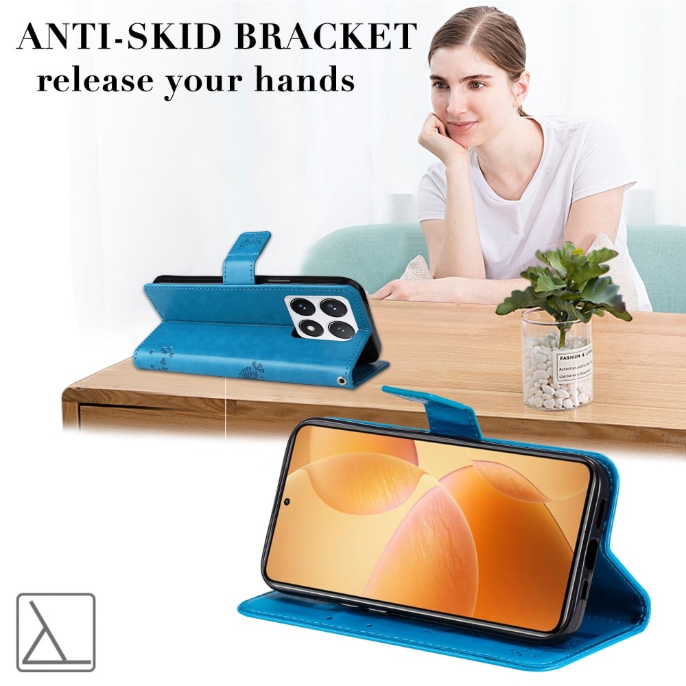 Fák könyve tok Xiaomi 14T Pro - kék