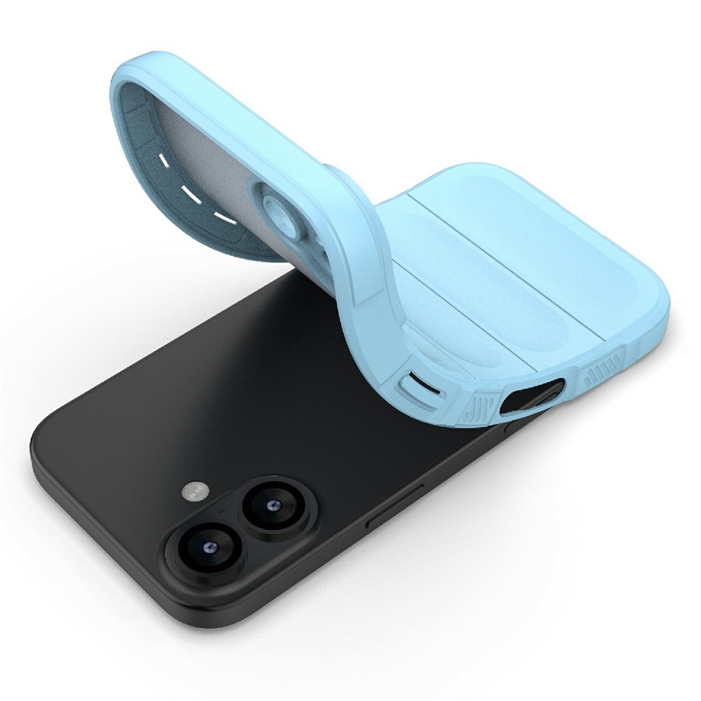 Rugg tartós zselés tok iPhone 17 készülékhez - világoskék