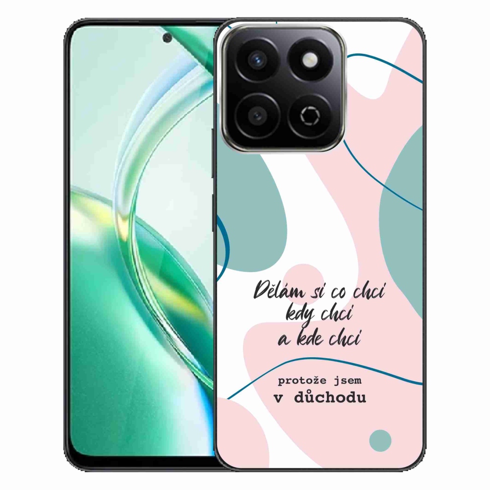 Gél borító mmCase a Honor 200 Smart 5G készülékhez - vicces szöveg 10 fehér háttér