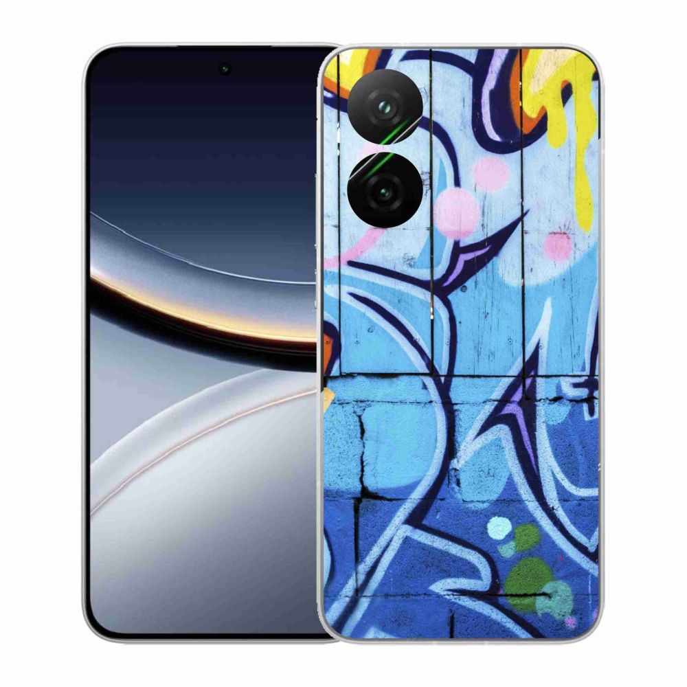 Gél borítás mmCase a Xiaomi Poco F7 5G számára - graffiti