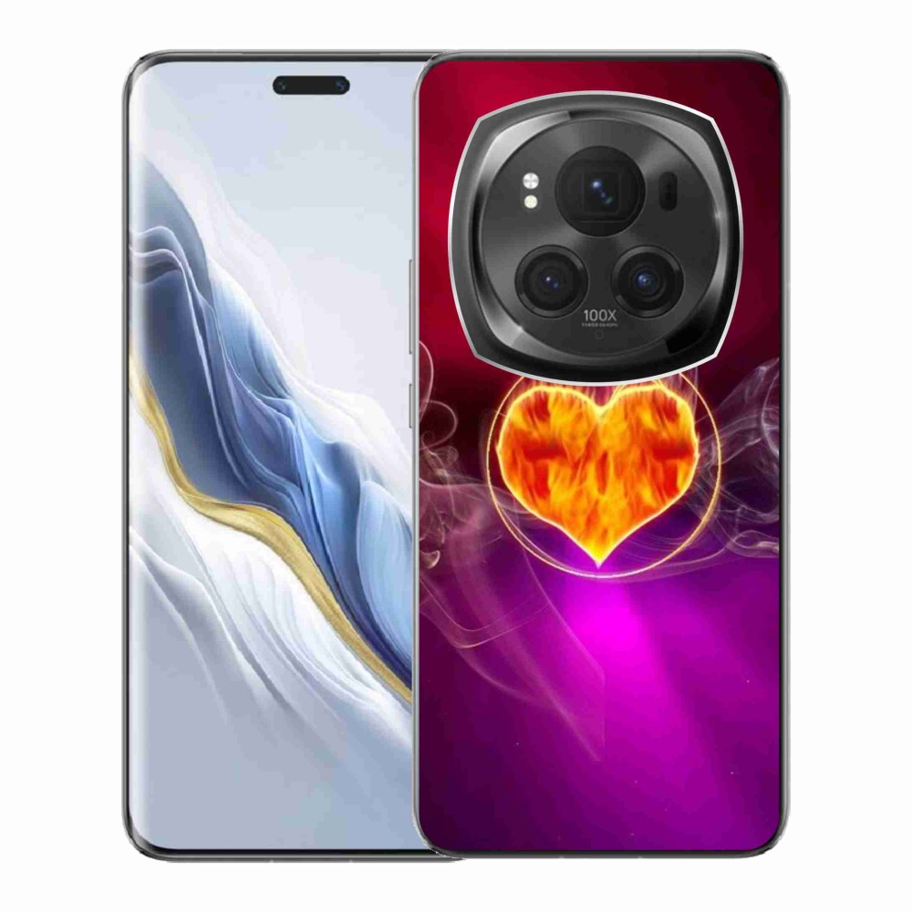 Gél borítás mmCase a Honor Magic 6 Pro 5G számára - Tűz szíve