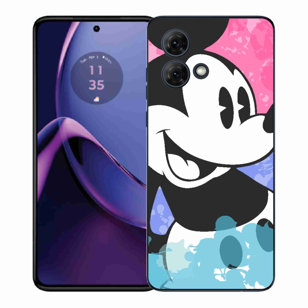 Gél védőhuzat mmCase Motorola Moto G84 5G - mickey egérhez
