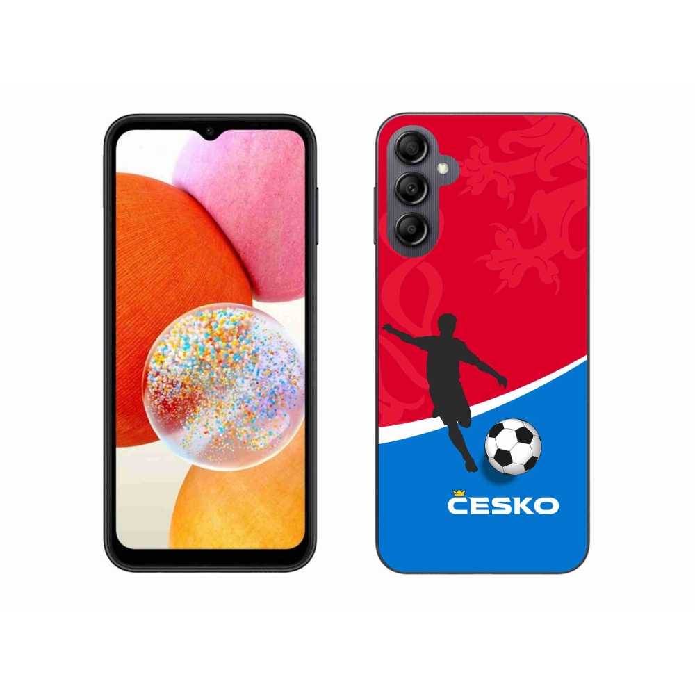 Gél borítás mmCase Samsung Galaxy A14 4G/5G - foci Csehország