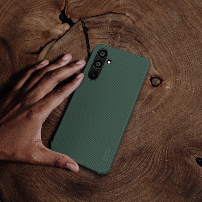 Nillkin Super Frosted PRO hátlap Samsung Galaxy A55 5G Deep Green - Samsung Galaxy A55 5G mélyzöld