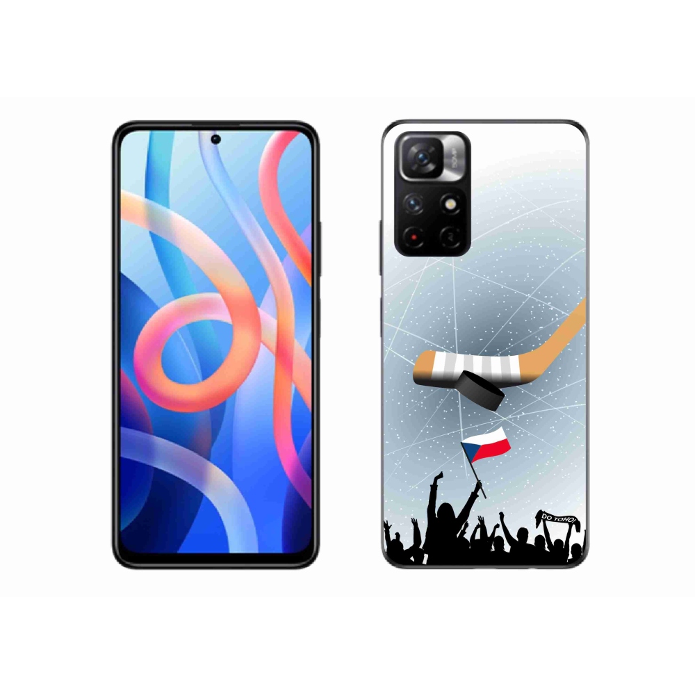 Gél borítás mmCase a Xiaomi Redmi Note 11S 5G - hoki rajongók számára