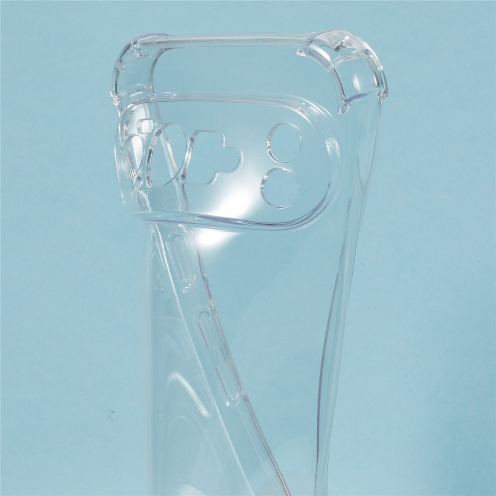 Átlátszó zselés tok megerősített sarkokkal a Google Pixel 10 Pro XL számára