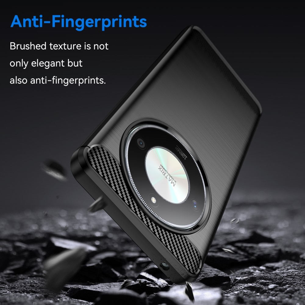 Szénálló zselés tok a Honor Magic 6 Lite 5G készülékhez - fekete