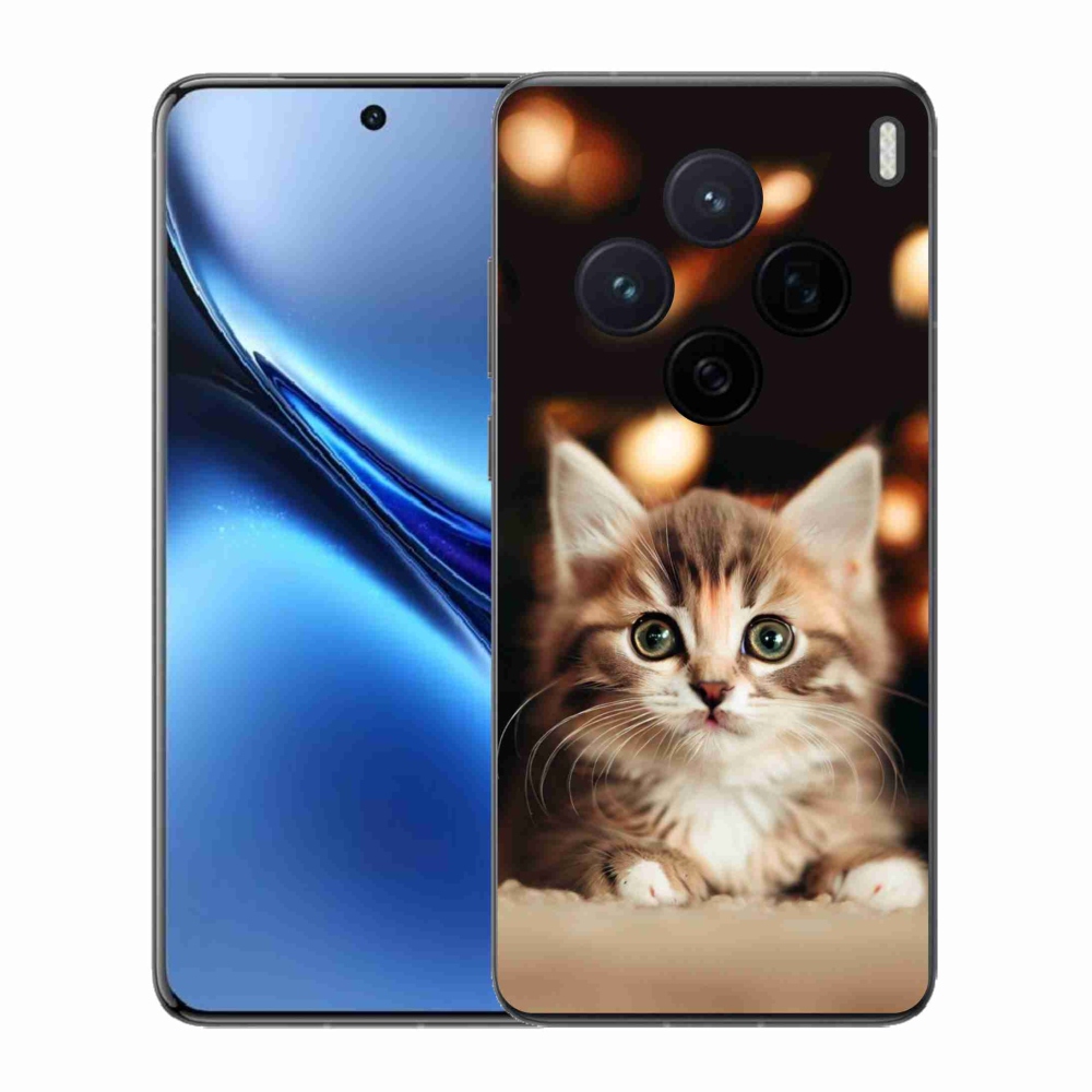 Zselés borítás mmCase a Vivo X200 5G készülékhez - aranyos cica 2