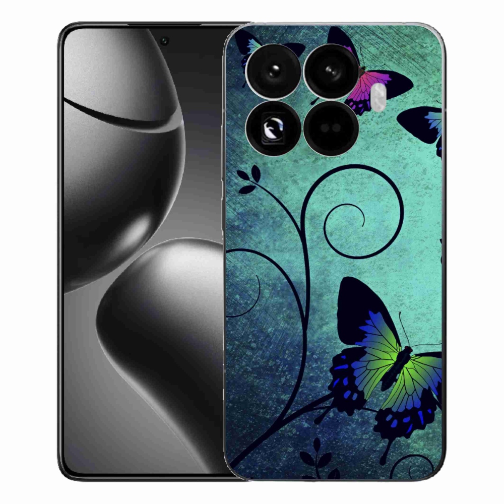 Gél borítás mmCase a Xiaomi 15T Pro számára - színes pillangók