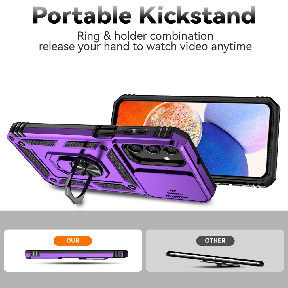 Csúszásálló borítás Samsung Galaxy A35 5G készülékhez - lila