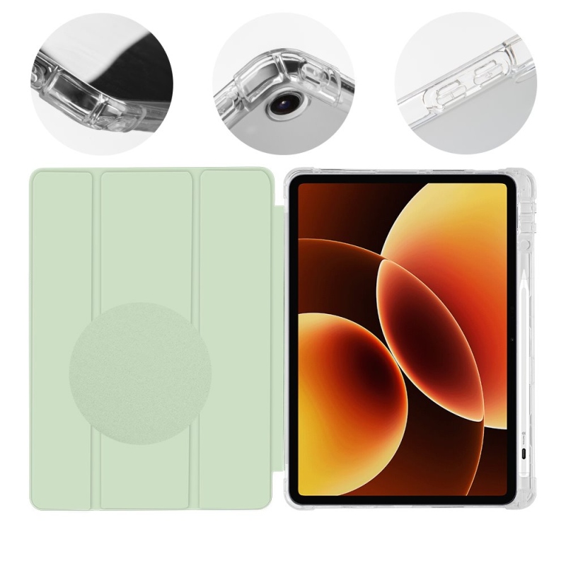 Csomag:ME MistyTab tok Xiaomi Pad 8/8 Pro világoszöldhöz