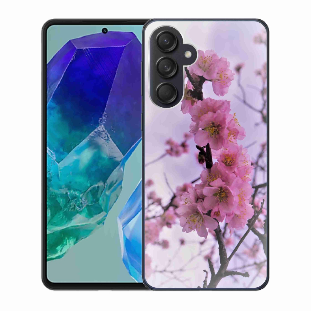 Gél borító mmCase Samsung Galaxy M55 5G - virágok 7