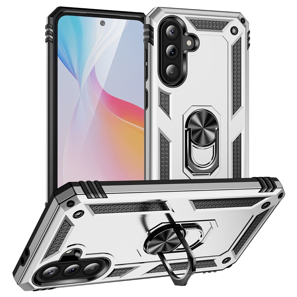 Gyűrűk tartós borítása Samsung Galaxy A56 5G készülékhez - ezüst színű