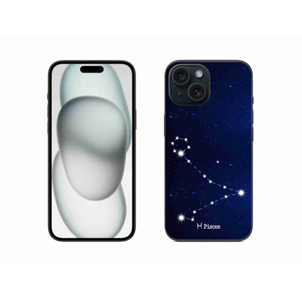 Zselés borítás mmCase iPhone 15 készülékhez - Halak csillagkép