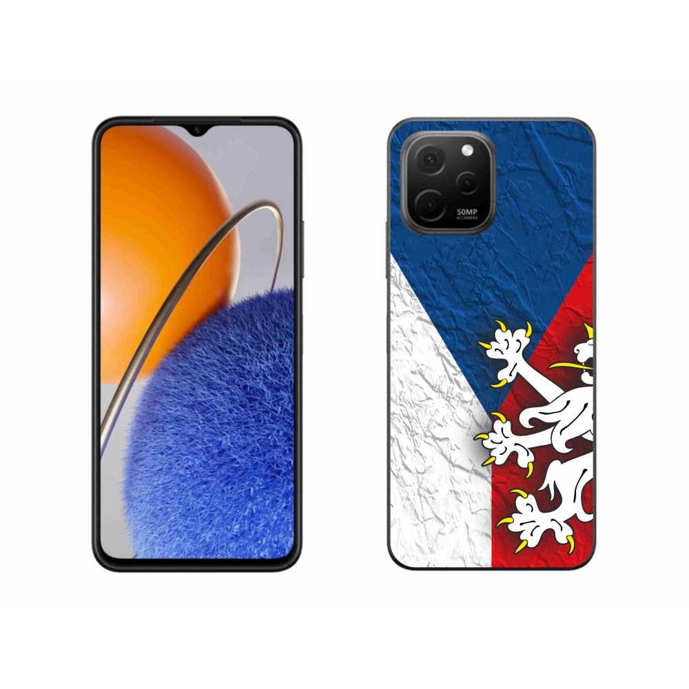 Gél borítás mmCase a Huawei Nova Y61 - cseh zászlóhoz 1
