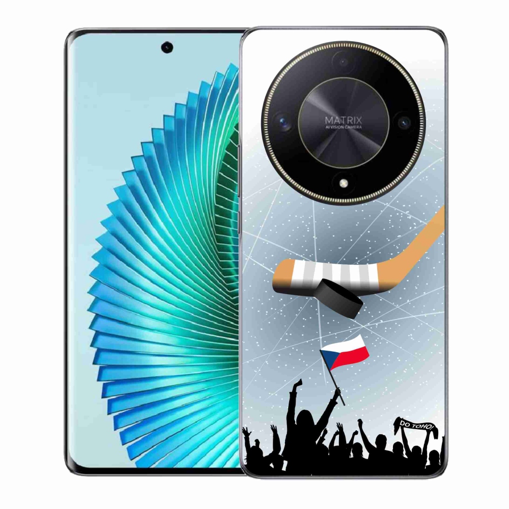 Gél borítás mmCase a Honor Magic 6 Lite 5G számára - hoki rajongóknak