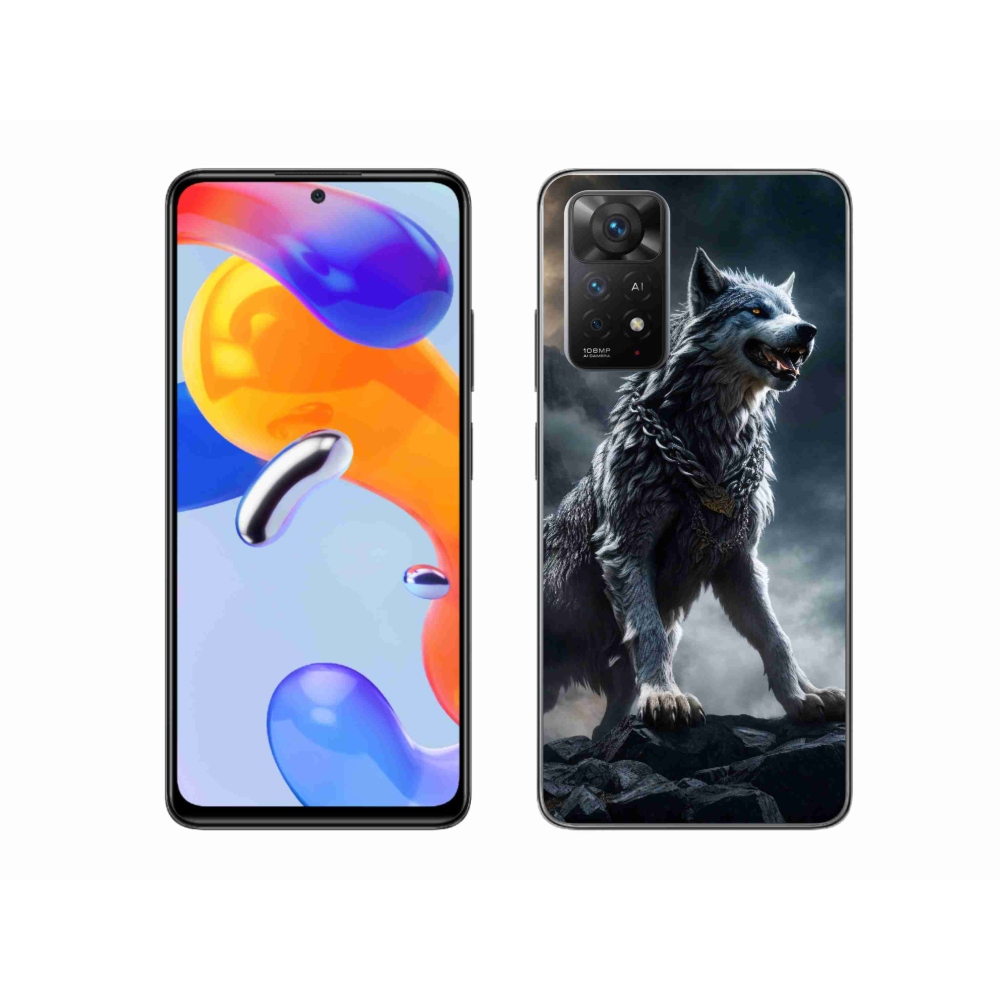Gél borítás mmCase a Xiaomi Redmi Note 11 Pro 4G/5G-hez - farkas 1