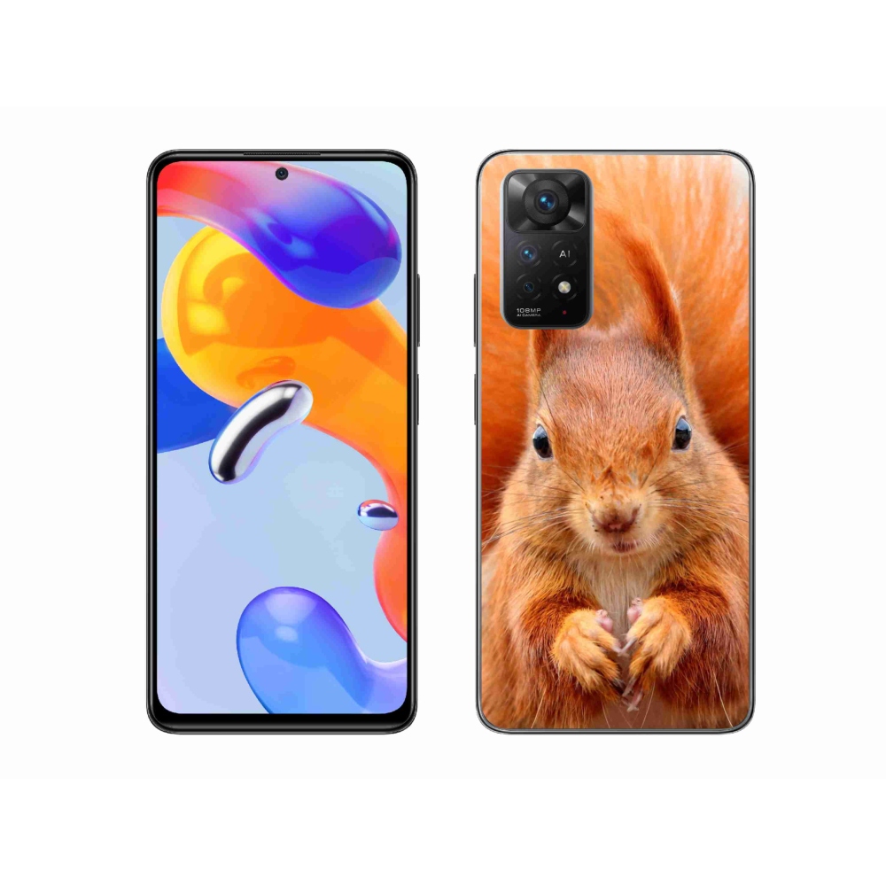 Gél borítás mmCase a Xiaomi Redmi Note 11 Pro 4G/5G számára - mókus