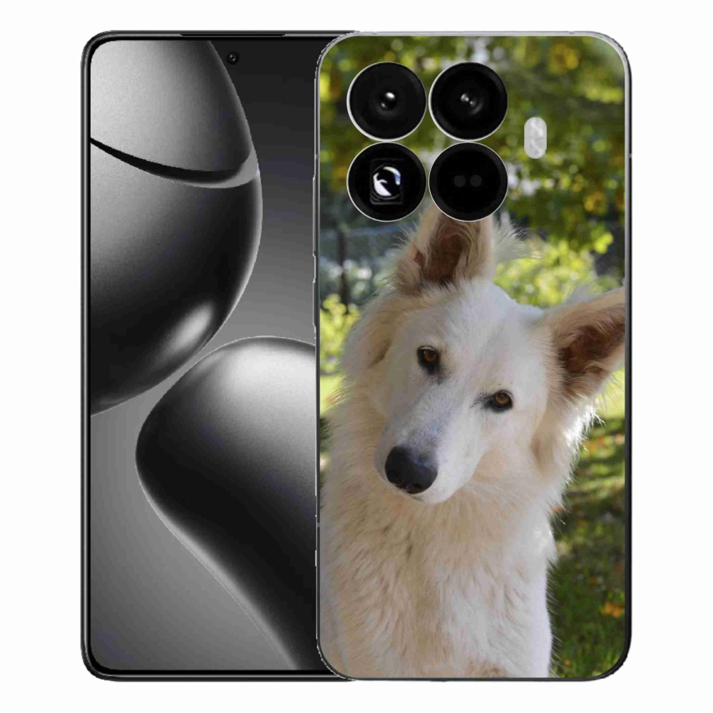 Gélburkolat mmCase a Xiaomi 15T Pro számára - Fehér svájci juhász 1