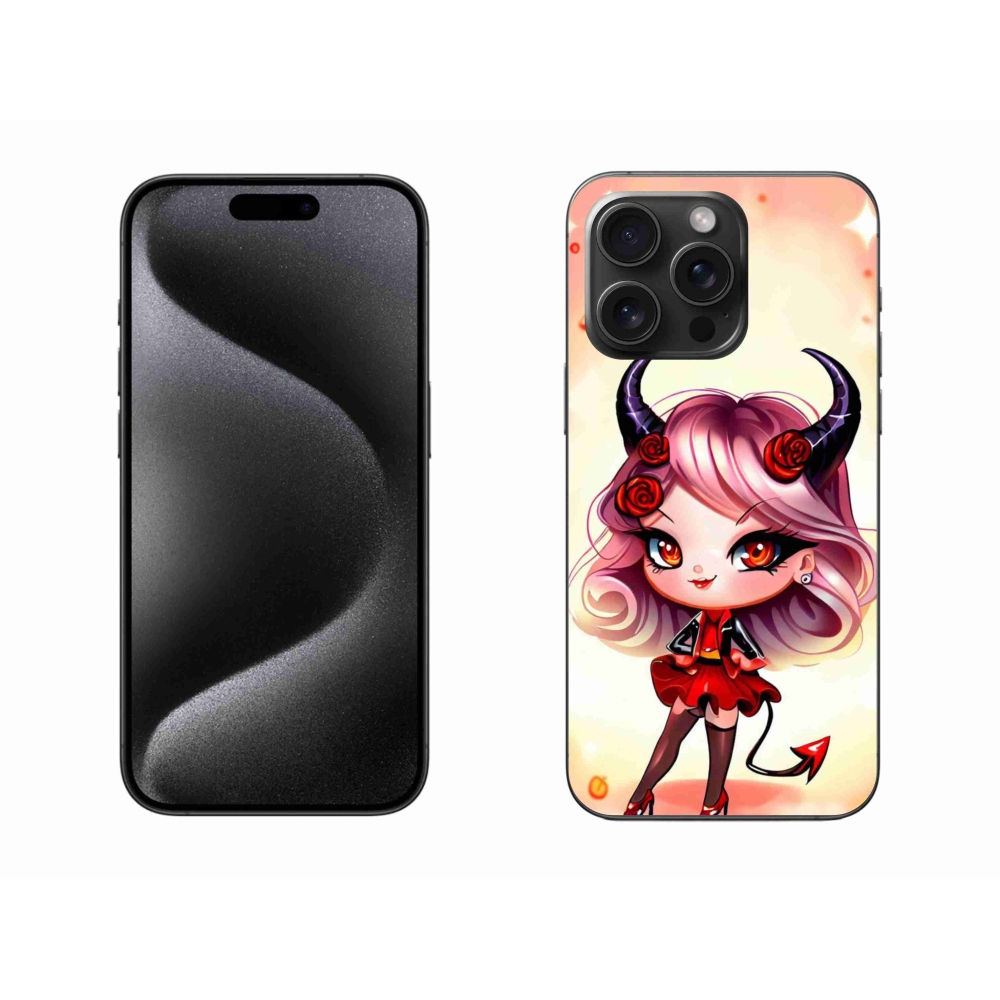 Zselés borítás mmCase iPhone 15 Pro Max készülékhez - rajzfilmördög