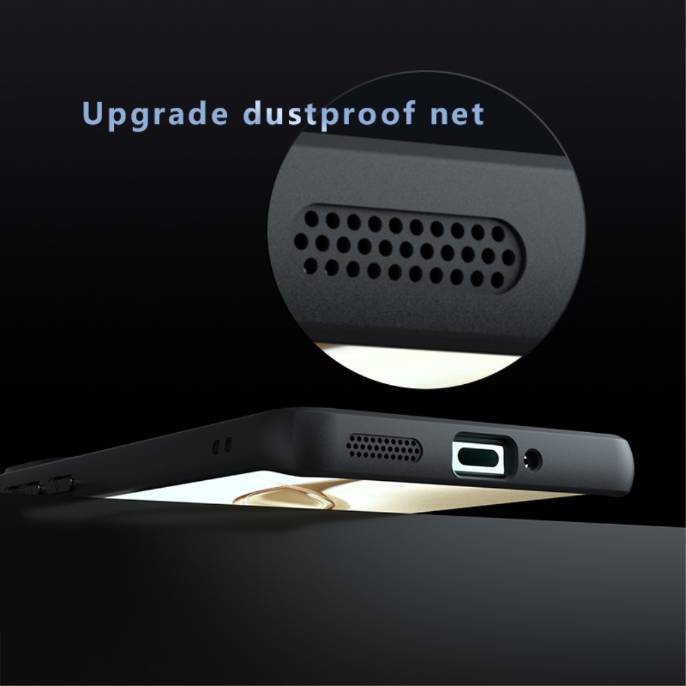 Gél tok fix hátlappal a Honor 200 5G készülékhez - fekete