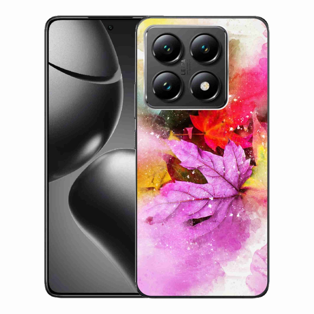 Gél borító mmCase a Xiaomi 14T-hez - színes levelek