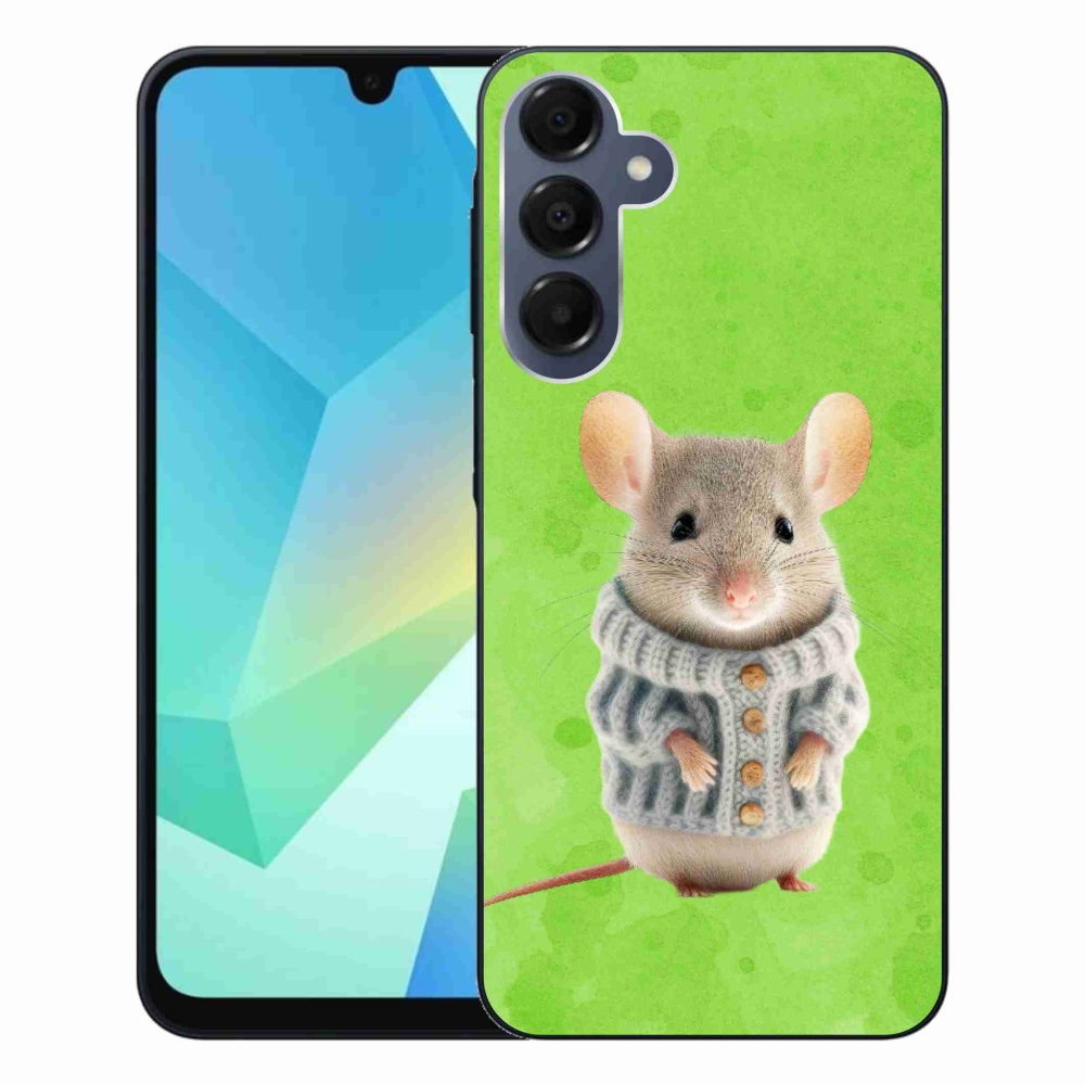 Zselés borítás mmCase Samsung Galaxy A16 4G/5G - egér pulóverben