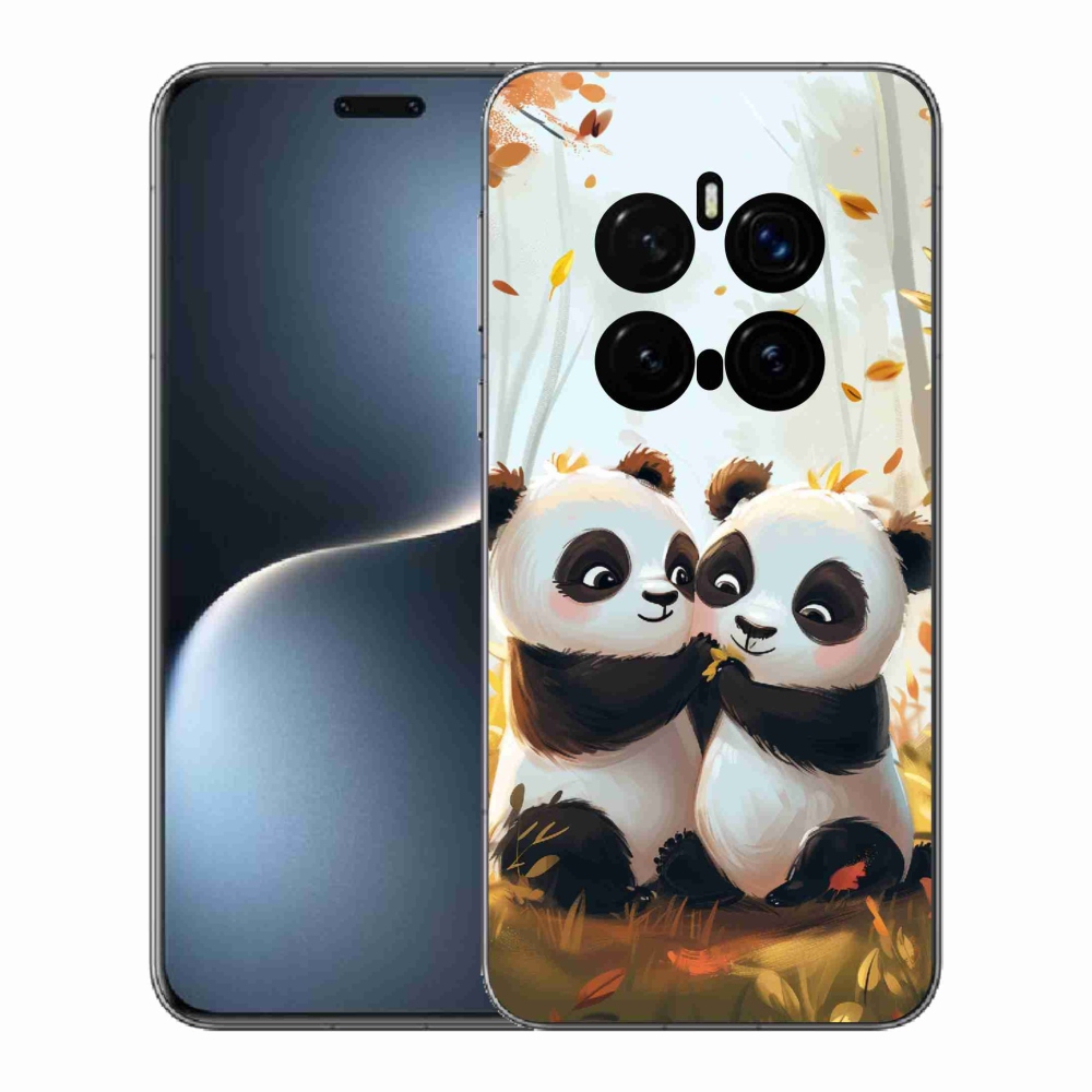 Gél borítás mmCase a Honor Magic 7 Pro 5G készülékhez - pandák