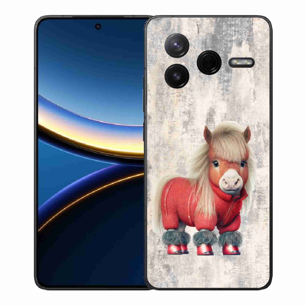 Gél borítás mmCase a Xiaomi Poco F7 Pro számára - póni pulóverben