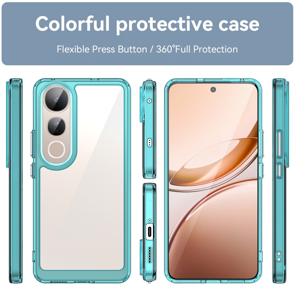 Gél tok fix hátlappal a Vivo V50 Lite 4G/5G készülékhez - világoskék színben