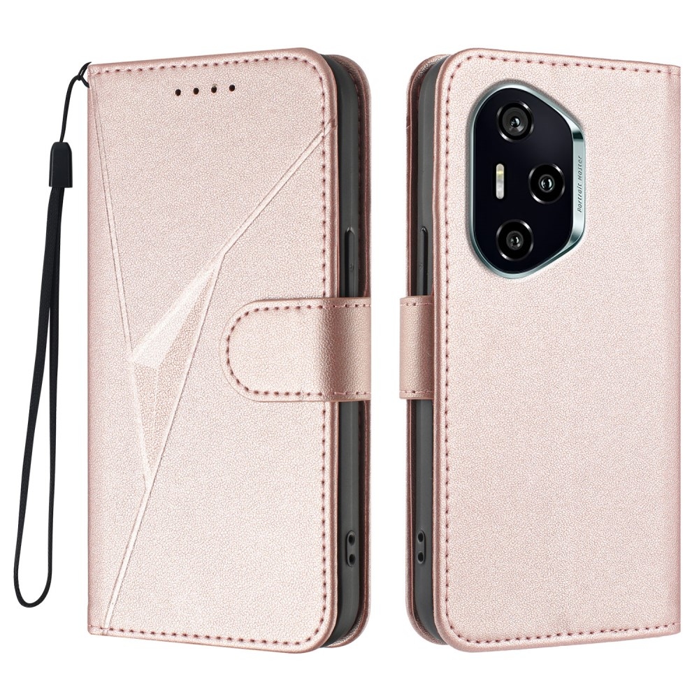 Háromszögek könyvtáska Honor 400-hoz - rózsaarany