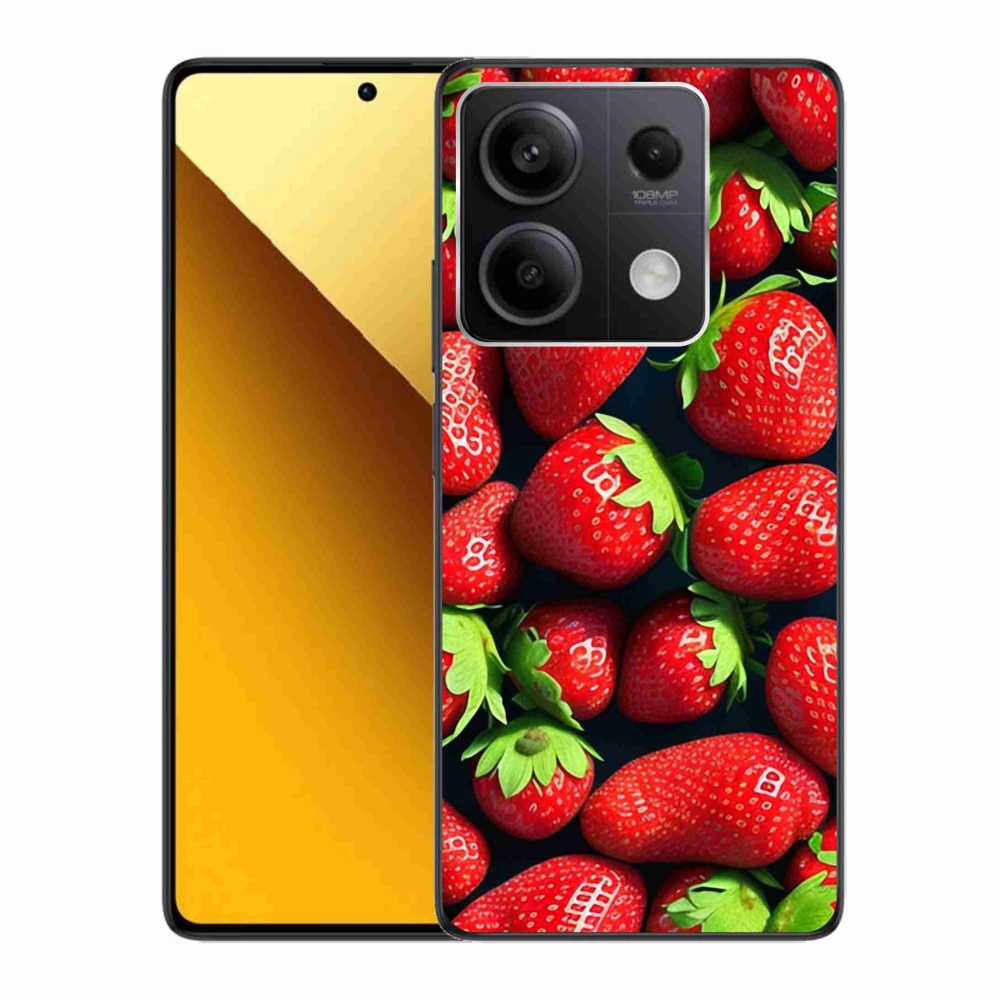 Gél borítás mmCase a Xiaomi Redmi Note 13 5G számára - eper