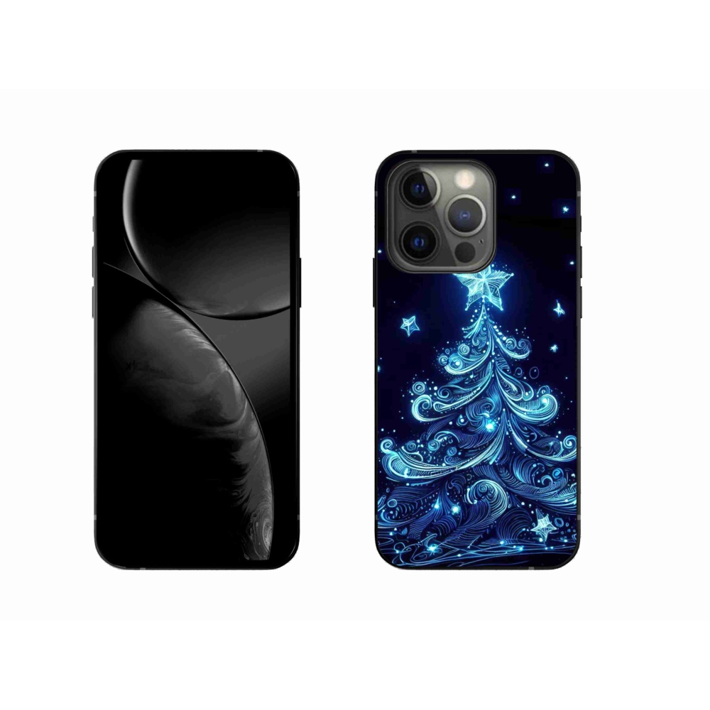 Gél borítás mmCase iPhone 13 Pro 6.1 készülékhez - neon karácsonyfa 4