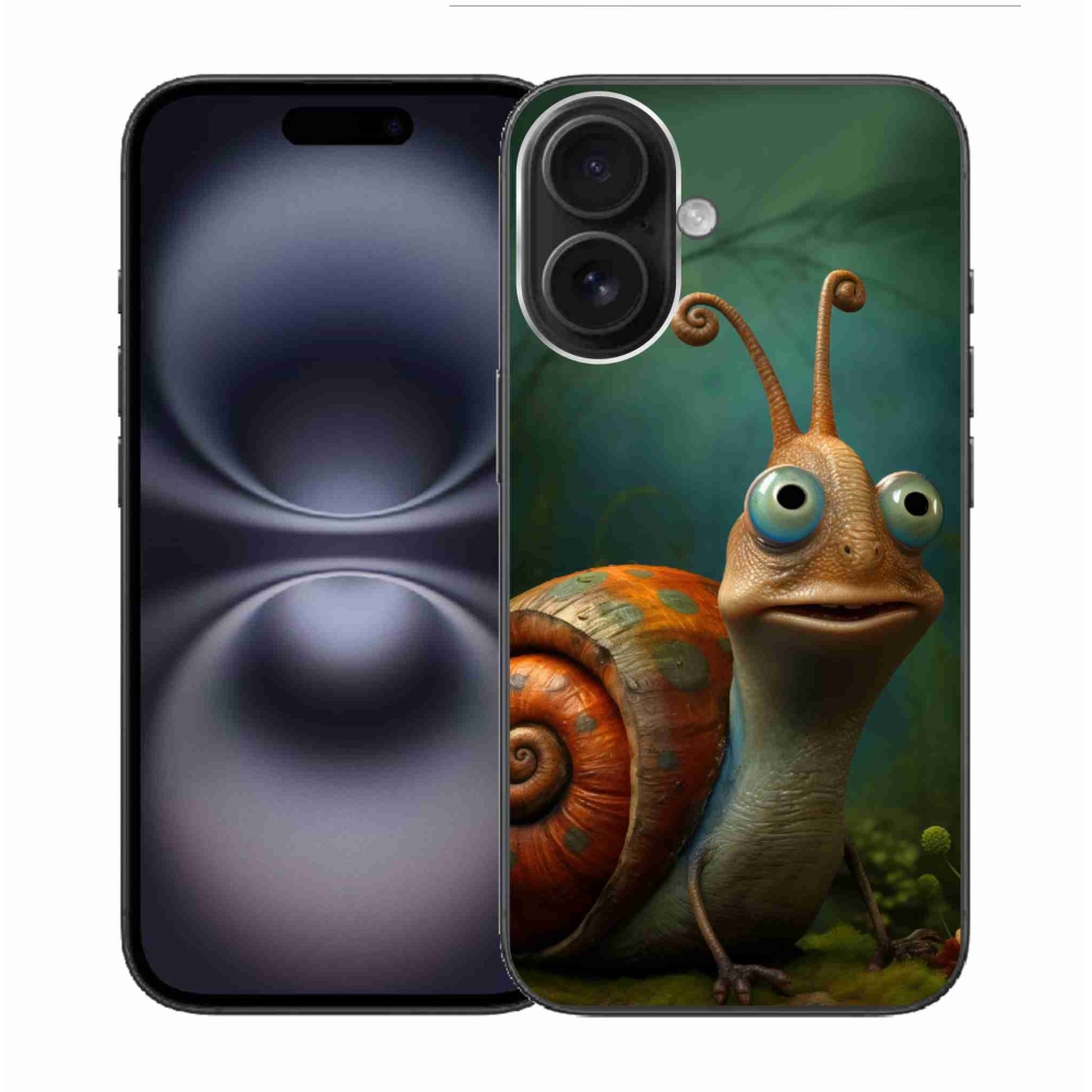 Zselés borítás mmCase iPhone 16 készülékhez - csiga