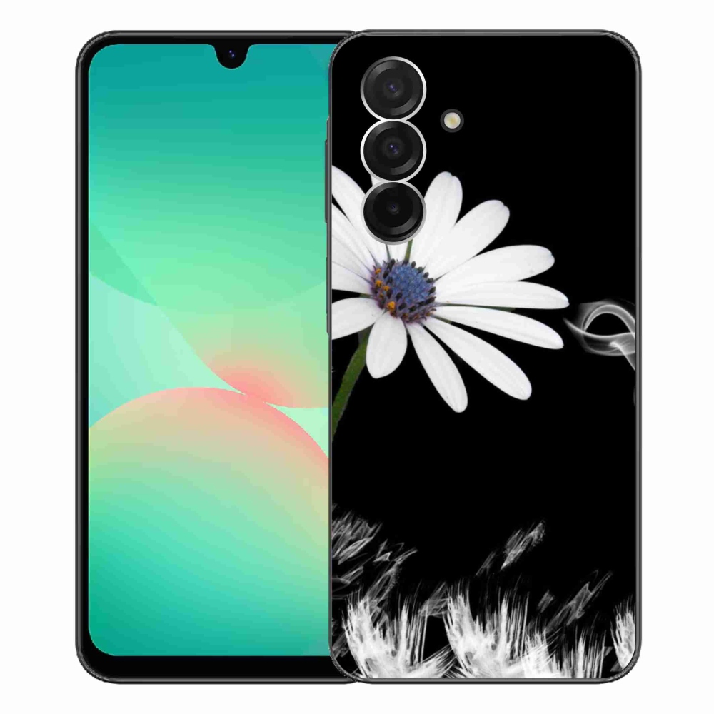 Gél védőhuzat mmCase Samsung Galaxy A26 5G - fehér virág