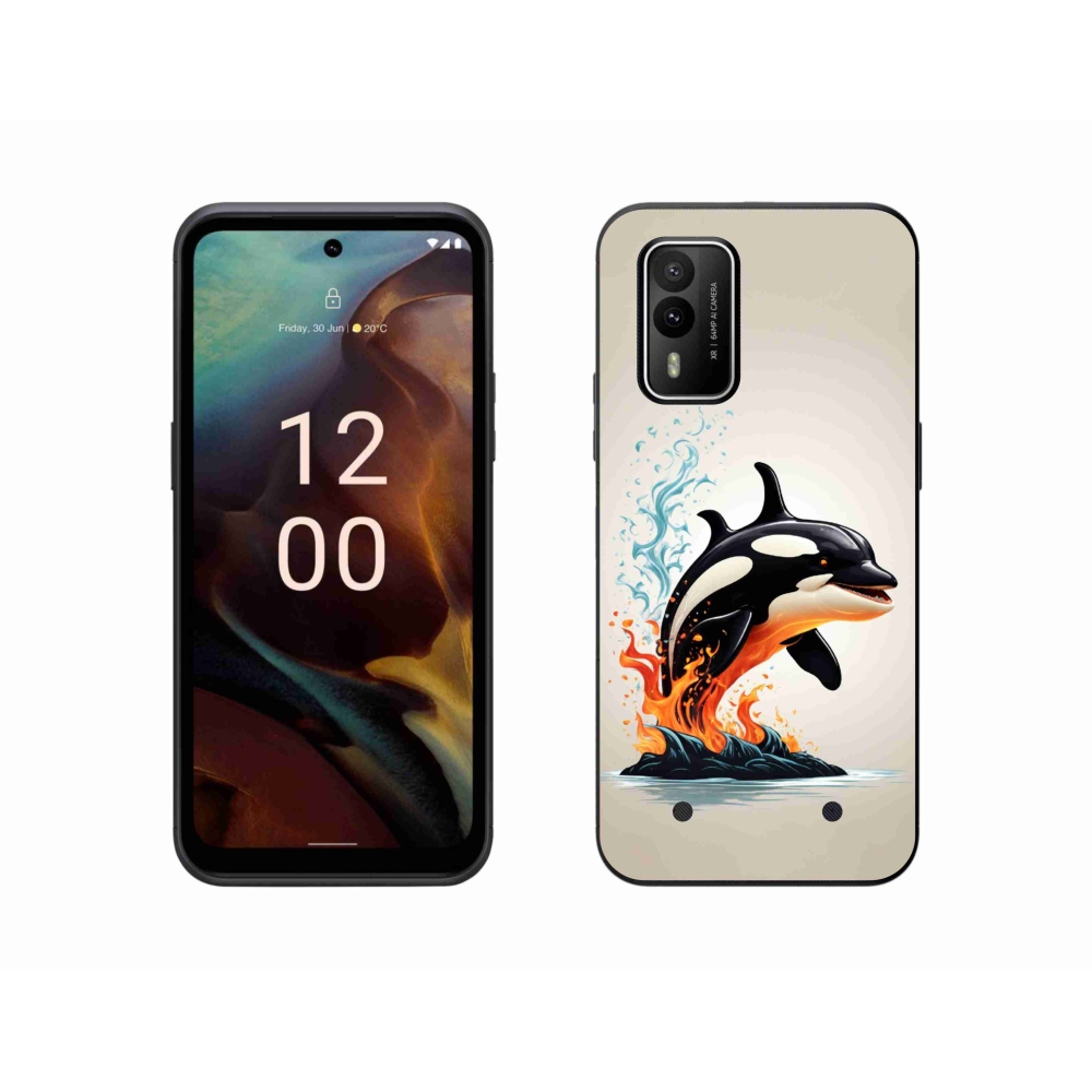 Zselés borítás mmCase a Nokia XR21 készülékhez - írisz