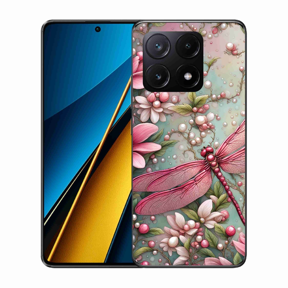 Gél borítás mmCase a Xiaomi Poco X6 Pro 5G számára - szitakötő