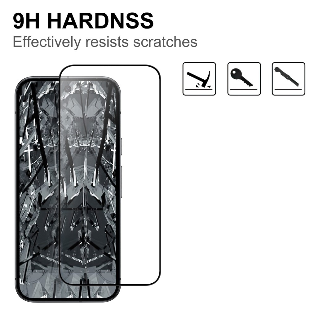 AGC teljes képernyő edzett üveg a Google Pixel 10 Pro XL-en