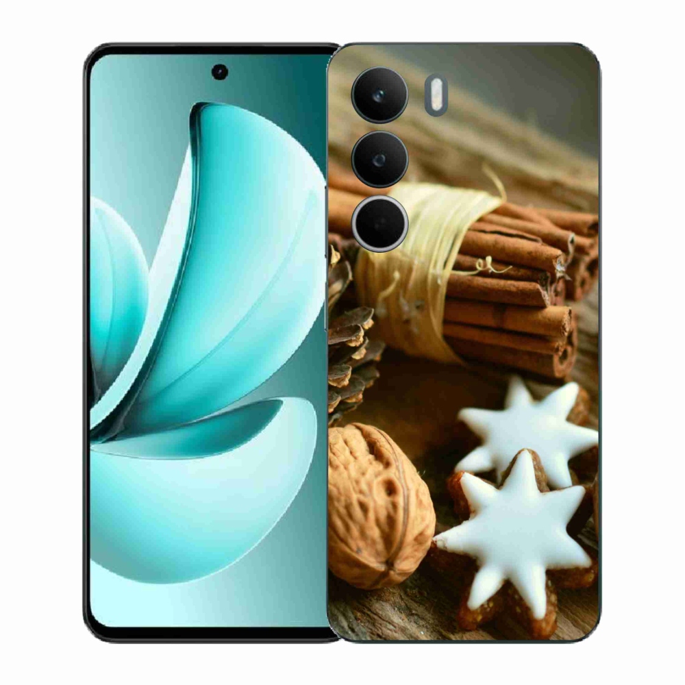 Gél borítás mmCase a Realme C71 készülékhez - fahéj és mézeskalács