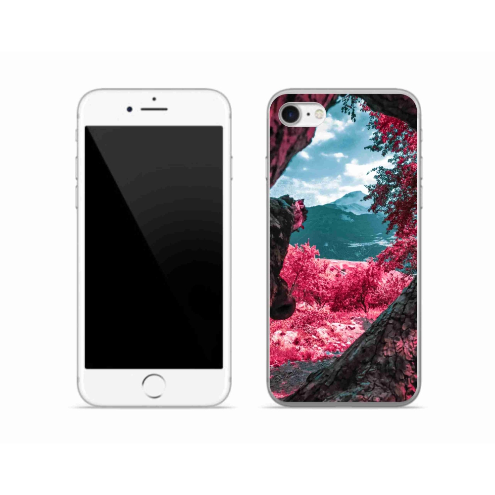 Zselés borítás mmCase iPhone SE (2020) - hegyi kilátás