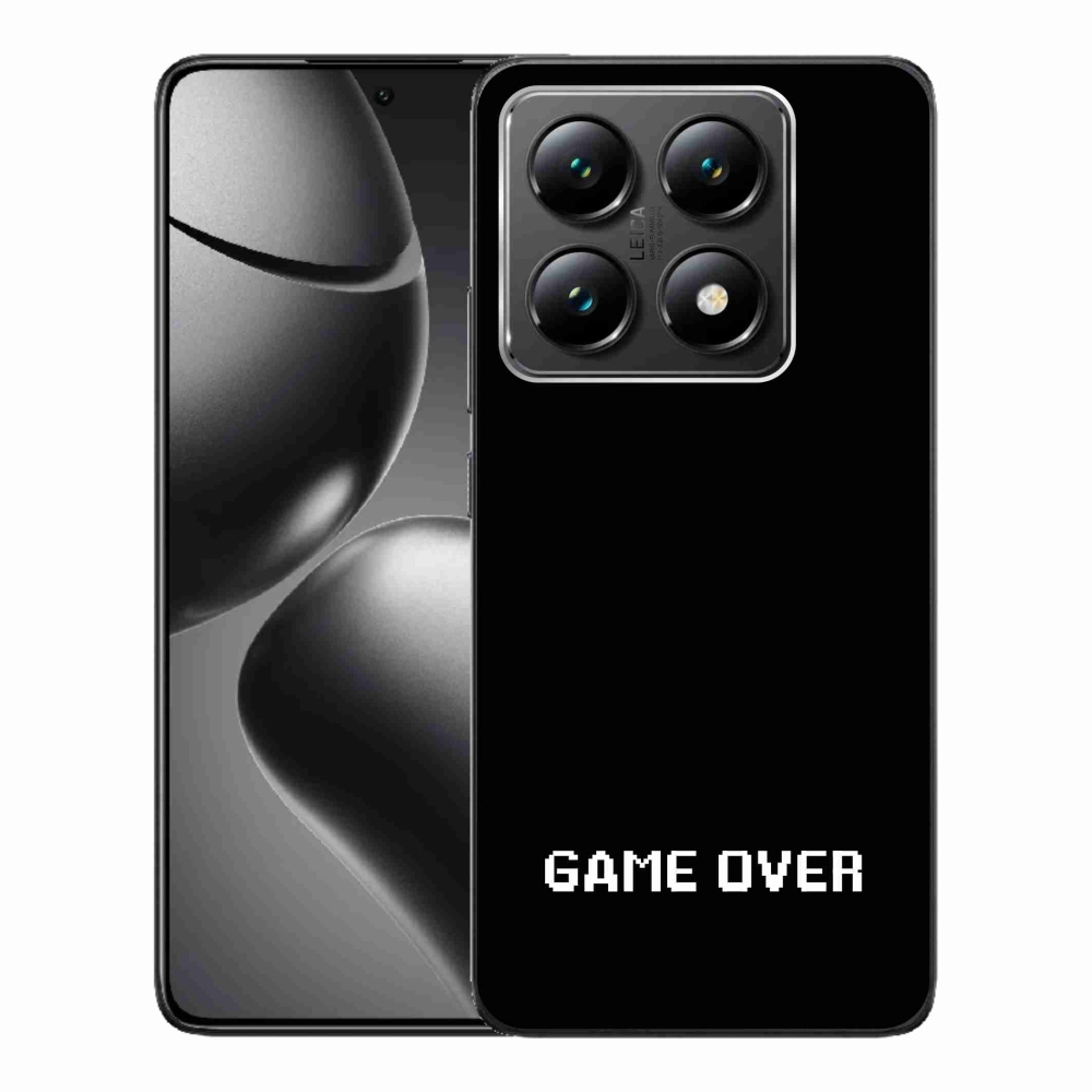 Gél borító mmCase a Xiaomi 14T-hez - játék fekete háttérrel