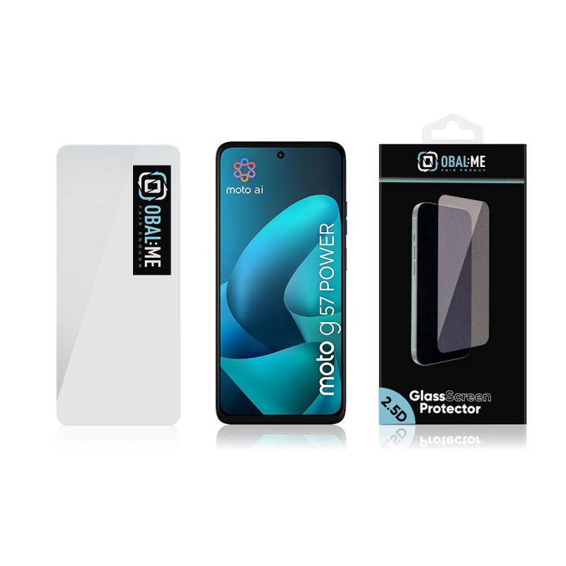 Csomag:ME 2.5D edzett üveg Motorola G57 Power Clear számára